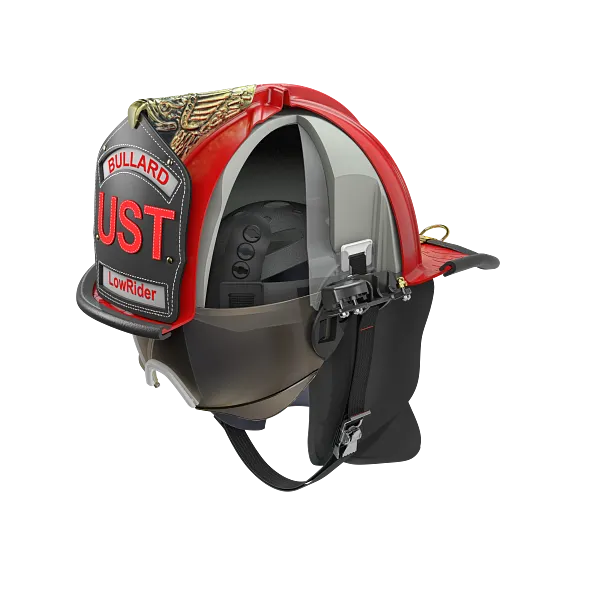 NEW Bullard UST® LowRider Traditional Fire Helmet with 6" Brass Eagle - Matte Finish - Image 7